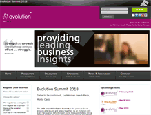 Tablet Screenshot of evolution-summit.com